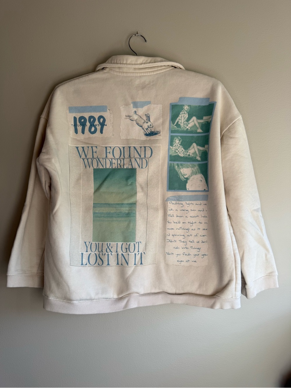 Taylor Swift 1989 “We Found Wonderland”Half-Zip Pullover